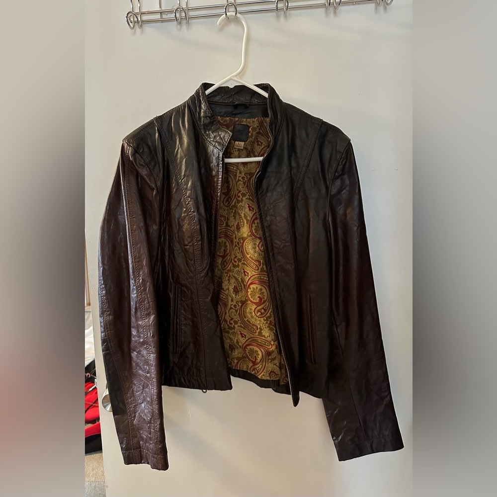 Brown Leather Jacket India